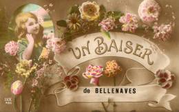BELLENAVES (03) Carte Fantaisie Baiser De - Otros & Sin Clasificación