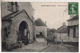 CPA 95 SAINT PRIX - Rue De La Croix - Saint-Prix