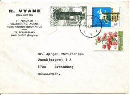 Belgium Cover Sent To Denmark 5-6-1980 - Covers & Documents