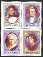 CANADA 1993 - Femmes Célèbres Canadiennes - 4v Neufs // Mnh - Unused Stamps