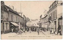 CPA 95 SARCELLES - Rue De Paris - Fete Des Veterans (4 Oct 1908) Le Defile - Sarcelles