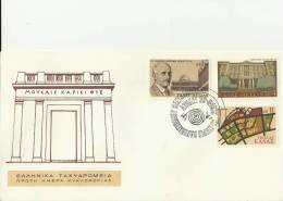 GREECE 1975 –FDC 50 YEARS OF SALONKI UNIVERSITY    W 3 STS  OF 1,50-4-11 AP POSTM. ATHENS SEP 29  RE 114 - FDC