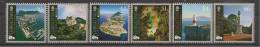 GIBRALTAR- EUROPE 2012 -  TOPIC " VISIT GIBRALTAR". - SET Of 6  - PERFORATED - 2012