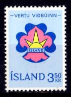 Iceland 1964 3.50k  Scout Emblem Issue #360 - Neufs