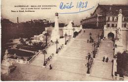 MARSEILLE  - Escalier Monumental De La Gare Saint Charles - Stationsbuurt, Belle De Mai, Plombières