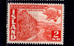 Iceland 1949 2k Thingviller Road Issue #256 - Nuevos