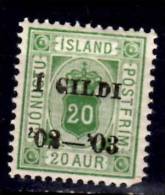 Iceland 1902 20a Numeral Official Issue #O29 - Dienstmarken