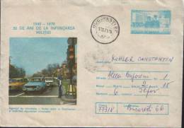 Romania-Postal Stationery Envelope 1979-Road Traffic Agent - Polizei - Gendarmerie