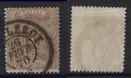 Belgien Belgium Mi# 22 C Gest. M€ 100,- - 1866-1867 Coat Of Arms