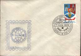 Romania-Envelope Occasionally 1979- June 1 International Children´s Day - UNICEF