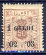 #C1153. Iceland 1876. Officials. Michel 16A. MNH(**) RUST! - Servizio