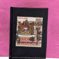 HONG KONG 1968 COAT OF ARMS - STEMMI - ARMOIRIES USED - Oblitérés