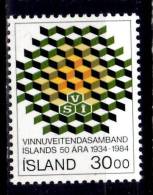 Iceland  1984 30k  Confederation Of Employrs Issue #599 - Usati