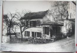 Cp MONTMARTRE Cabaret AU LAPIN AGILE LANCHERE N° 46 ERREUR IMPRESSION INONDATIONS RUE DE BIEVRE Reedition 1900 - Kabarett