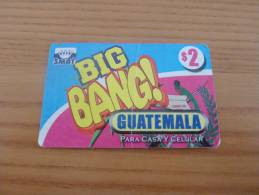 Télécarte Prépayée 2$ SMBT - BIG BANG GUATEMALA - SUD CALIFORNIE Etats-Unis USA - Andere & Zonder Classificatie