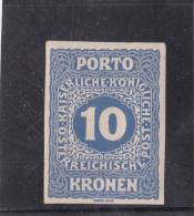 1916 PORTO UNGZ. 10 Kronen ** - Impuestos