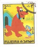 TIMBRE DES EMIRATS ARABES FUJEIRA - THEME BD CHIENS- OBLITERE - Fujeira