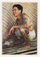 Malaisie,Homme Iban Tatoué,Nyaring-Tattooed Iban Man, Editeur:Edito-Service S.A.,Imprimé En C.E.,reedition - Sin Clasificación