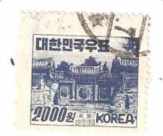 TIMBRE DE KOREA  OBLITERE - Korea (...-1945)