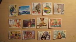 Great Britain  13 Different Stamps  Used - Collections