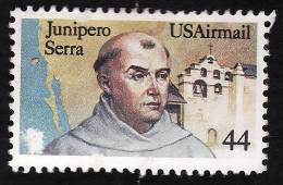 ETATS UNIS  1985   -  PA 110 -  Junipero Serra    -   Oblitéré - Cote 0.75e - 3a. 1961-… Usati