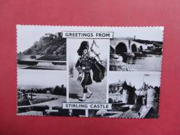 United Kingdom > Scotland > Stirlingshire   Real Photo Multi View Bag Pipper  1966 Cancel To USA= =ref 659 - Stirlingshire