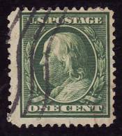 ETATS UNIS  1908-09   -  YT  167   -  Franklin  -   Oblitéré - Used Stamps