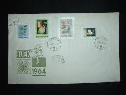 LETTRE 4 X TP HAPPY NEW YEAR HEUREUSE NOUVELLE ANNEE OBL. 63 XII 12 SZOLNOK - Storia Postale