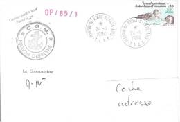 8749  MARION DUFRESNE - OP 85-1 - St PAUL&AMSTERDAM - Lettres & Documents