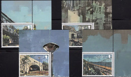 Europa 2018 Gibraltar 1838/1 ** 14€ Besondere Brücken/Architektur Architecture Ponts Bridges Set CEPT Great Britain - 2018