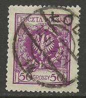 POLEN Poland Polska Old Stamp Coat Of Arms Wappe 50 Gr. 1928 Nice Cancel - Used Stamps