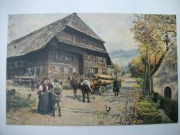 AK Gasthaus Zum Himmelreich, Höllental, Schwarzwald - Höllental