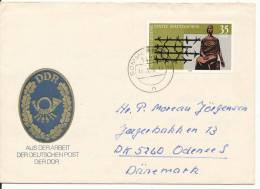 Germany DDR Cover Sent To Denmark Sommerfeld 14-11-1978 - Storia Postale