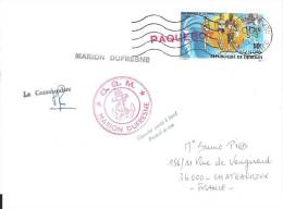 8757  MARION DUFRESNE -  DJIBOUTI - Covers & Documents