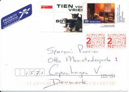 Netherlands Cover Sent To Denmark 3-6-2010 - Lettres & Documents