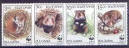 BULGARIA 1994 - Fauna WWF - Hamsters - (4) - Roedores