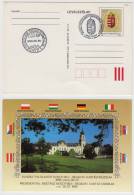 1995 - HUNGARY - FLAGS + COAT Of Arms - STATIONERY - POSTCARD - First Day FDC - Covers