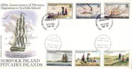 (787) Pitcairn Island FDC Cover - Premier Jour Ile De Pitcairn - 1981 - Migration - Islas De Pitcairn