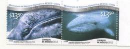 Mint  Stamps Whales, Mexico - South Korea   2012 From Mexico - Wale