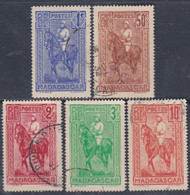 Madagascar N° 183 / 87 O : Général Gallièni, Les 5 Valeurs  Oblitérations Moyennes Sinon TB - Used Stamps