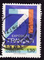 BRESIL  1971  -  YT  962 -   Exposition Industrielle Francaise   - Oblitéré - Cote 2e - Gebraucht