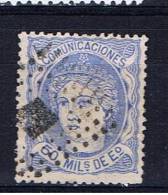 E Spanien 1870 Mi 101 - Used Stamps