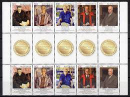 Australia 2012 Nobel Prize Winners 60c Gutter Block Of 10 MNH - Neufs