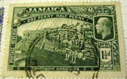 Jamaica 1919 War Contigent Embarking 1.5d - Used - Jamaica (...-1961)