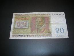 Belgio.  20 Francs   1956. - 20 Francs