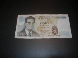 Belgio.  20 Francs   1964. - 20 Francs