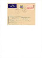 Vol Air France En Languedoc  BONE PARIS Retour Inaugural 7.10.1947 - Lettere Accidentate