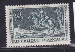 FRANCE N° 1406 20C ° 5C VERT JOURNEE DU TIMBRE  VERT TRES FONCE NEUF SANS CHARNIERE - Unused Stamps