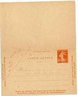 REF LACHSEM - CL SEMEUSE CAMEE 40c (II) DATE 620 NON PERFOREE NON GOMMEE - Cartoline-lettere