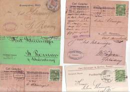 900h: Sechs Alte Postkarten Oberösterreich, Vorder- U. Rückseitig Gescannt - Collections